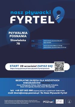 Grafika organizatora: Nasz Pływacki Fyrtel Posnania